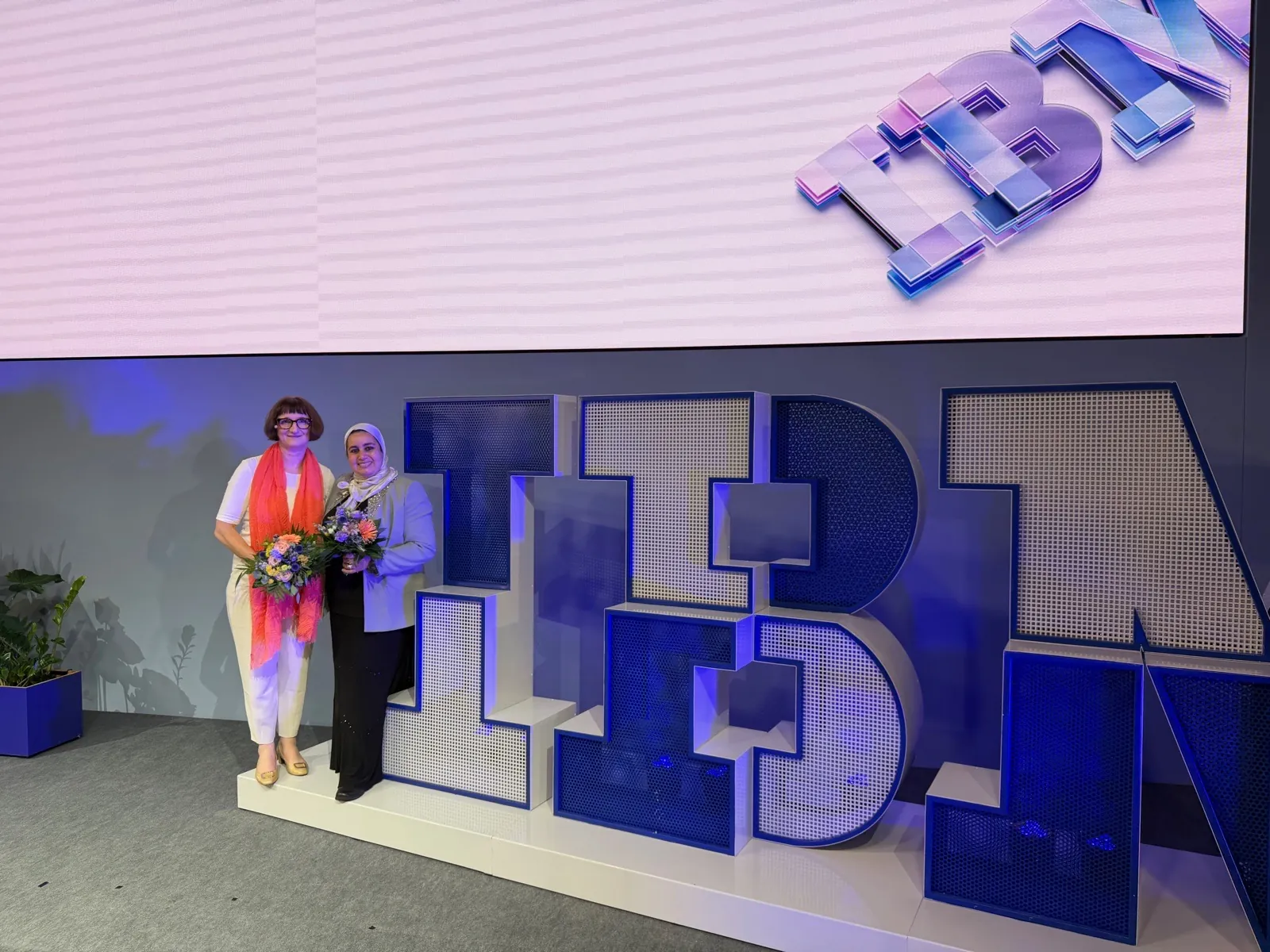 With Dr. Heike Riel, IBM Fellow, after the keynotes