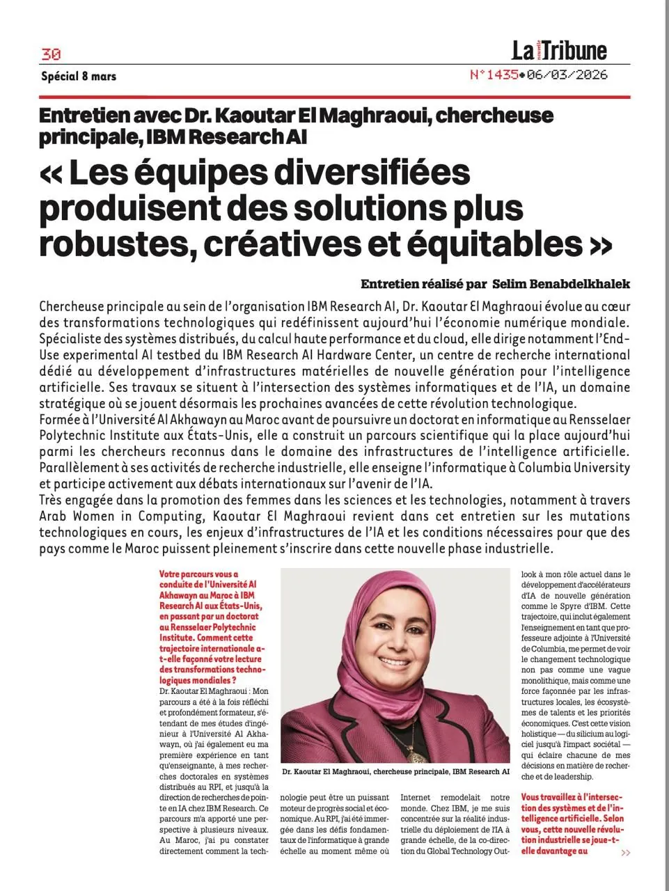 Les équipes diversifiées produisent des solutions plus robustes, créatives et équitables
