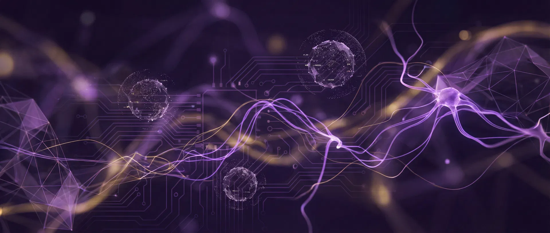 AI neural network background