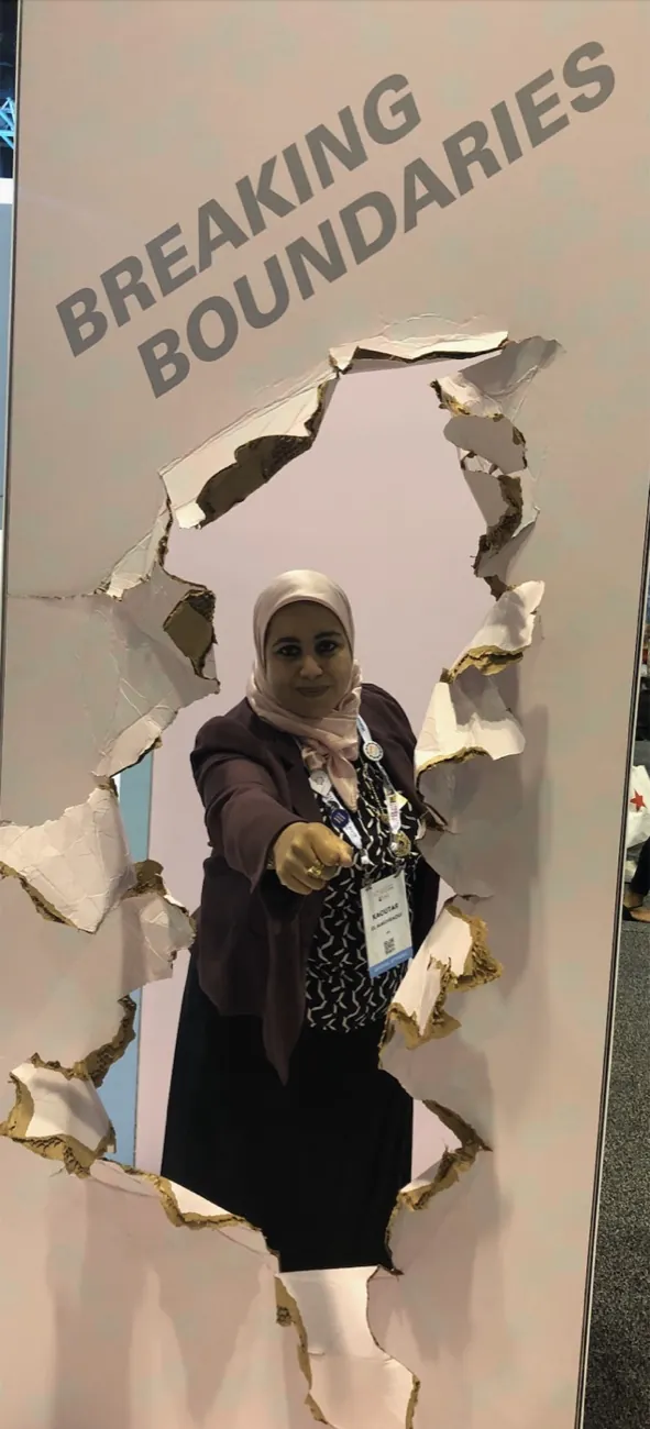 Dr. El Maghraoui — Breaking Boundaries at AnitaB.org Grace Hopper Celebration